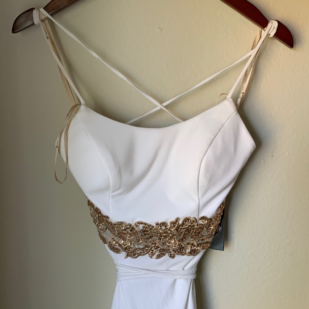 Faviana Greek Goddess Gown Size 0